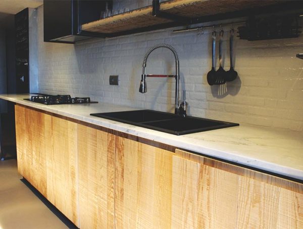 Top cucina in marmo di Carrara